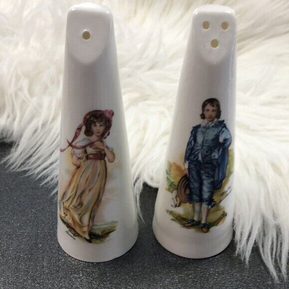 Vintage Salt and Pepper Shakers Jubilee fine bone China made in England - Picture 6 of 13